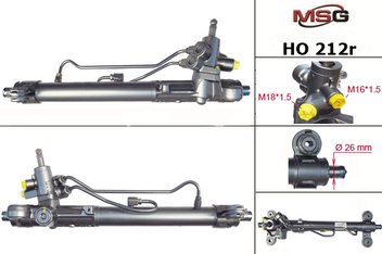msg-ho212r Рулевая рейка восстановленная MSG HO 212R
